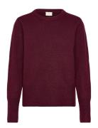Kaffe Kaniel Crew Neck Pullover Burgundy