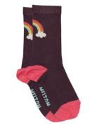 Melton Rainbow Socks Lila