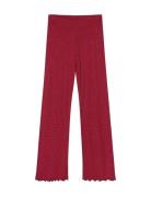 Mads Nørgaard 5X5 Stripe Lonnie Pants Röd
