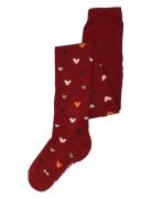 Melton Wild Hearts Tights Röd