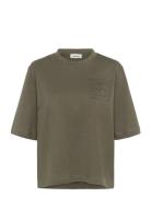 Soaked In Luxury Sljina Logo Tee Grå