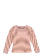 Daily 7 T-Shirt Longsleeve Stripe Rosa