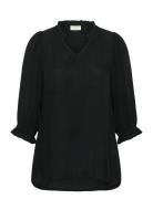 Kaffe Curve Kckiv Ami Blouse Svart