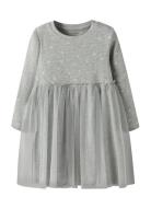 Name It Nmfnadja Ls Dress Noos Grå