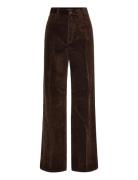 Polo Ralph Lauren Cotton Corduroy Wide-Leg Pant Brun