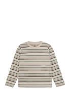 En Fant T-Shirt Ls Stripe Beige