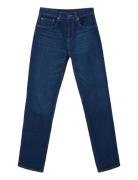 Lexington Clothing Classic Mid-Waist Straight-Leg Jeans Blå
