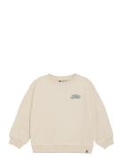 Daily 7 Over D Sweater Backprint Kräm