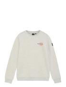 Indian Blue Jeans Loose Fit Sweat Melange Grå