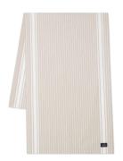 Lexington Home Icons Striped Org Cotton Oxford Runner Beige