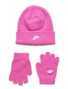 Nike Bh-Beanie Uppsättningar Rosa