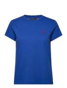 Polo Ralph Lauren Cotton Jersey Crewneck Tee Blå