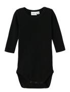 Name It Nbmwang Wool Rib Ls Body Svart