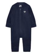Hummel Hmlmini Fleece Zip Suit Bee Marinblå
