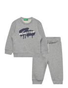 United Colors Of Benetton Set Sweater+Trousers Grå