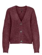 ONLY Carmakoma Carzoey L/S Cardigan Knt Noos Burgundy
