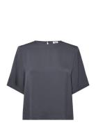 Twist & Tango Leonie Satin Tee Grå