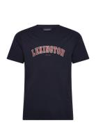 Lexington Clothing Noah Graphic Tee Marinblå