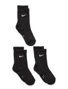 Nike 3W-3Pk Crew Sock Svart