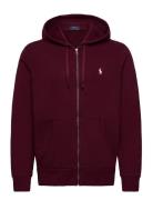 Polo Ralph Lauren Loopback Fleece Full-Zip Hoodie Burgundy