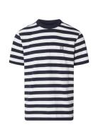 Lexington Clothing Lee Heavy Bretton Tee Marinblå