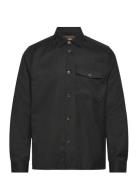 Mos Mosh Gallery Mmgnole Serge Overshirt Svart