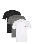 HUGO T-Shirt Rn Triplet P Svart
