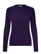 Polo Ralph Lauren Cable Wool-Cashmere Crewneck Sweater Marinblå