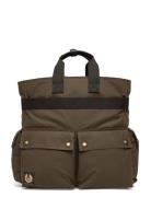 Belstaff Trialmaster 2-Way Tote Khaki Green