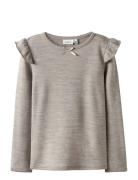 Name It Nmfwyla Wo/Vi Ls Top Brun