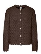 YAS Yasbubble Ls Knit Cardigan S. Brun