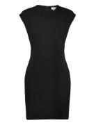 Calvin Klein Ponte Bodycon Mini Dress Svart