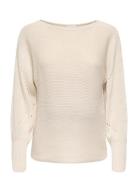Only Maternity Olmnicoya L/S Boatneck Pullover Knt Kräm