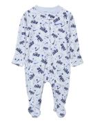 Nike Cs-2Pk Footed Coverall Blå