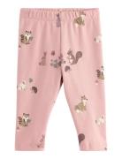 Lindex Leggings With Brushed Inside Rosa