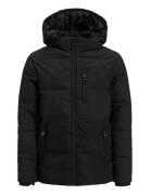 Jack & J S Jjeowen Puffer Sn Jnr Svart