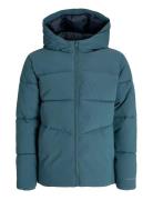 Jack & J S Jjglobal Puffer Jacket Jnr Blå
