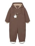MINI A TURE Matwisti Fleece Lined Snowsuit. Grs Brun
