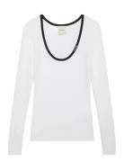 Calvin Klein Jeans Ls Color Blocked Cotton Sweater Vit