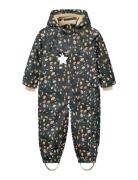 MINI A TURE Matwistang Fleece Lined Snowsuit. Grs Khaki Green