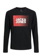 Jack & J S Jjecorp Logo Tee Play Ls O-Neck Noos Mni Svart