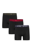 Björn Borg Cotton Stretch Boxer 3P Svart