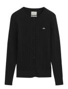 GANT Stretch Cotton Cable Cardigan Multi/patterned