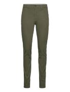 Lindbergh Aop Superflex Chino Pants Khaki Green