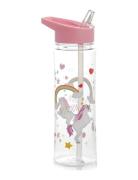 Puckator Shatterproof 550Ml Water Bottle Enchanted Rainbows Unicorn Ro...