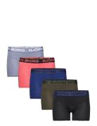 Björn Borg Cotton Stretch Boxer 5P Marinblå