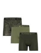 Björn Borg Bamboo Boxer 3P Khaki Green