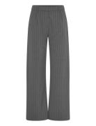 Weekday Relaxed Mid Rise Pleated Suiting Trousers Grå