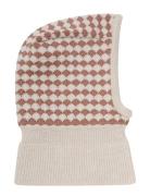 Huttelihut Balaclava Wool Knit Windstop Kräm