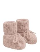 Huttelihut Footies Alpaca Wool Knit Rosa